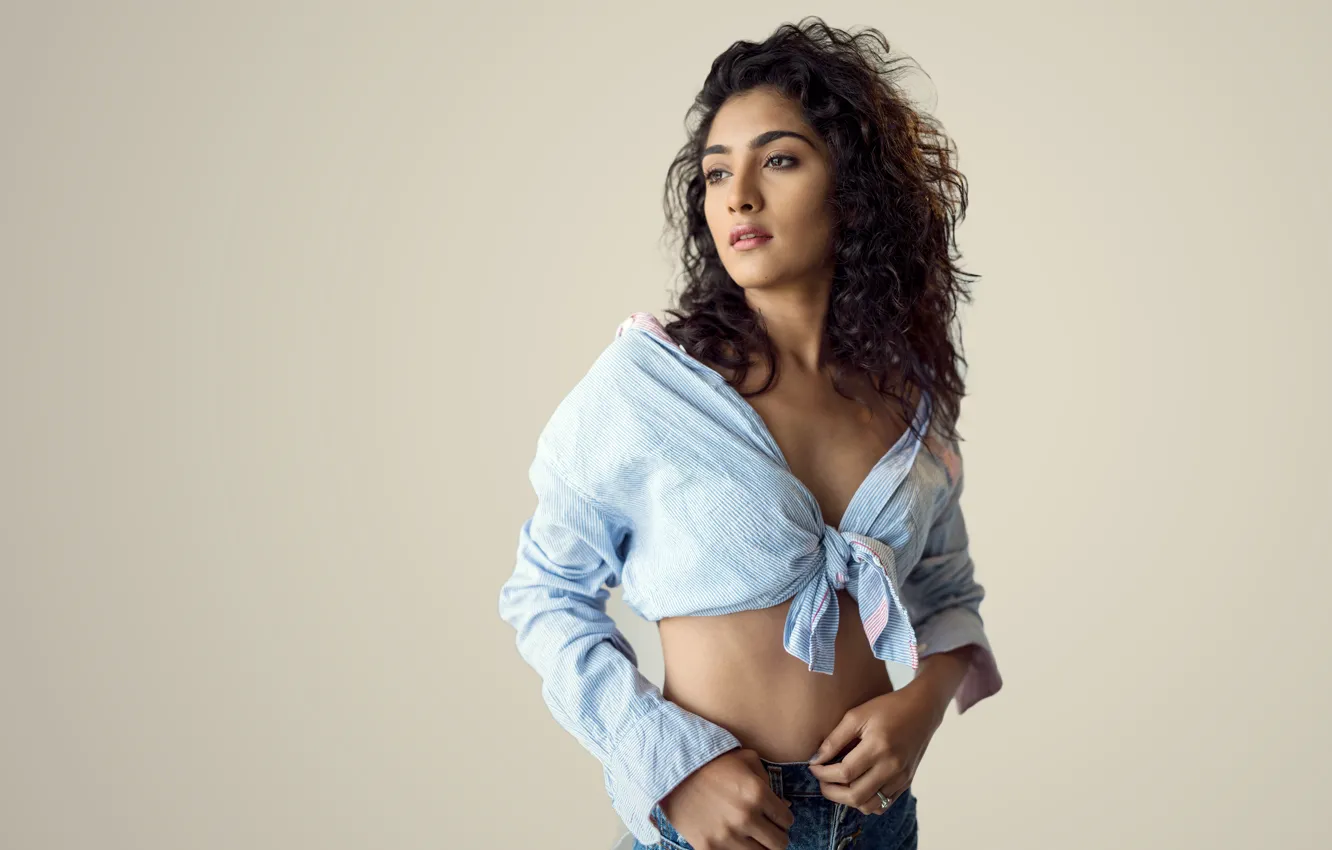 Photo wallpaper girl, hot, sexy, eyes, smile, beautiful, figure, model