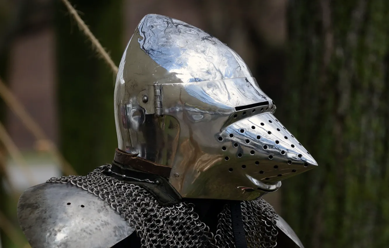 Photo wallpaper armor, helmet, mail