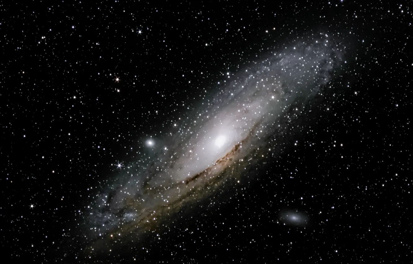 Photo wallpaper space, The Andromeda Galaxy, the milky Way, The nearest