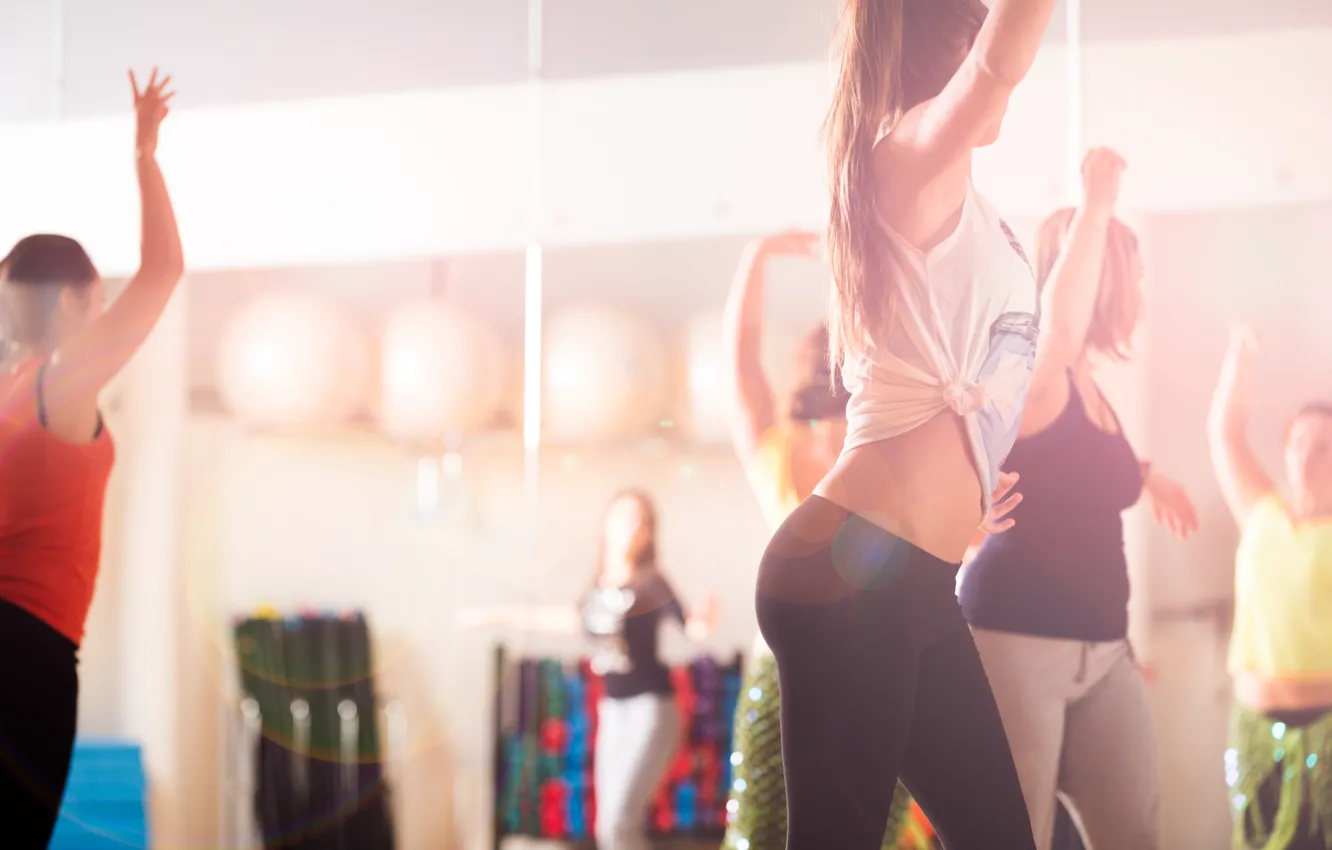 Photo wallpaper rhythm, movement, learning, group dance classes