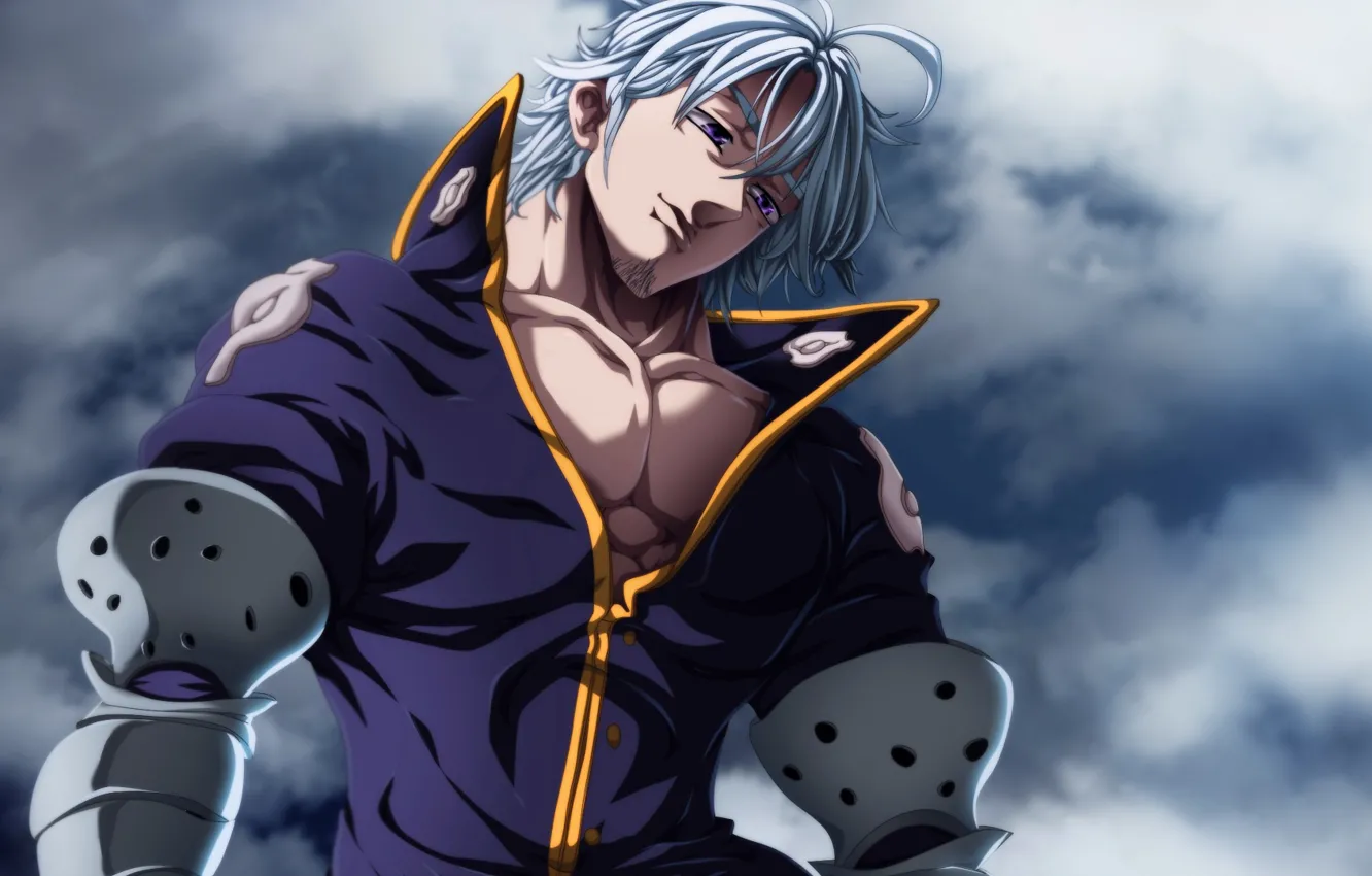 Photo wallpaper look, man, art, Nanatsu no Taizai, The seven deadly sins