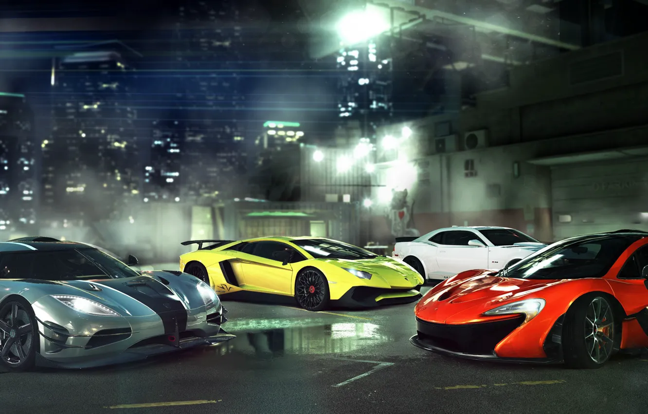 Photo wallpaper car, Lamborghini, supercar, race, speed, CSR Racing 2, CSR Racing