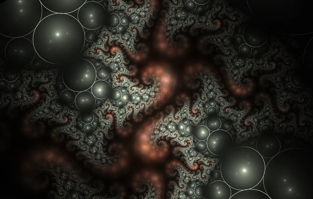 Photo wallpaper abstraction, pattern, curls