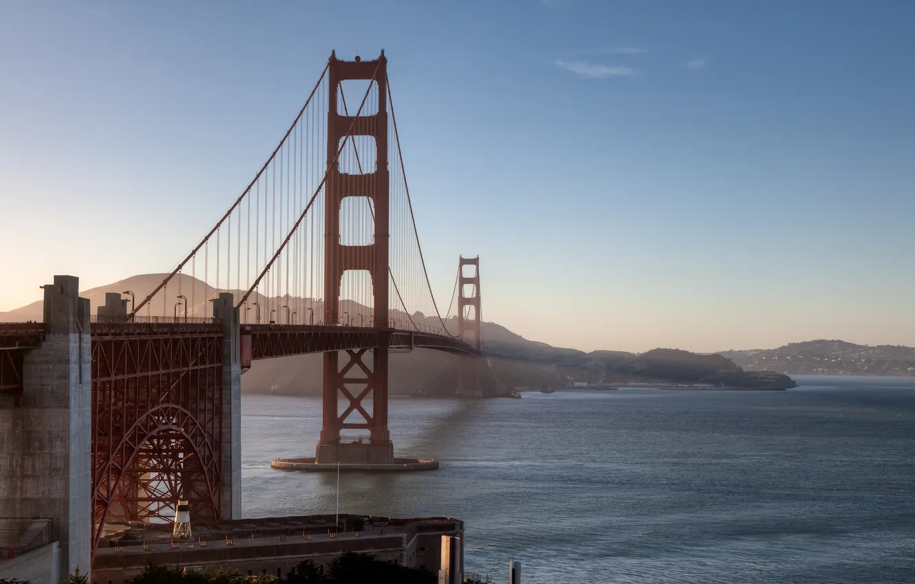 Photo wallpaper bridge, Golden gate, USA, San Francisco, San Francisco, Golden Gate
