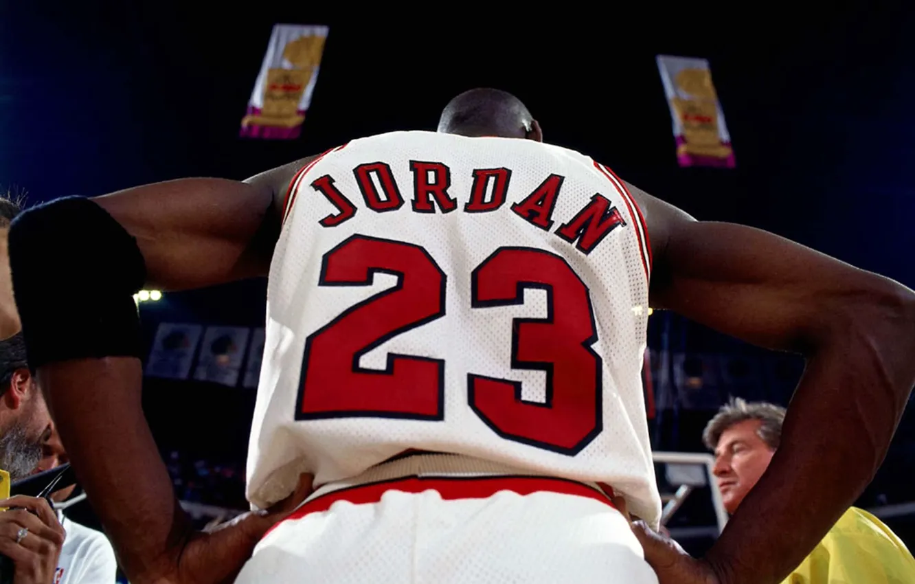 Photo wallpaper the game, Basketball, Michael Jordan, NBA
