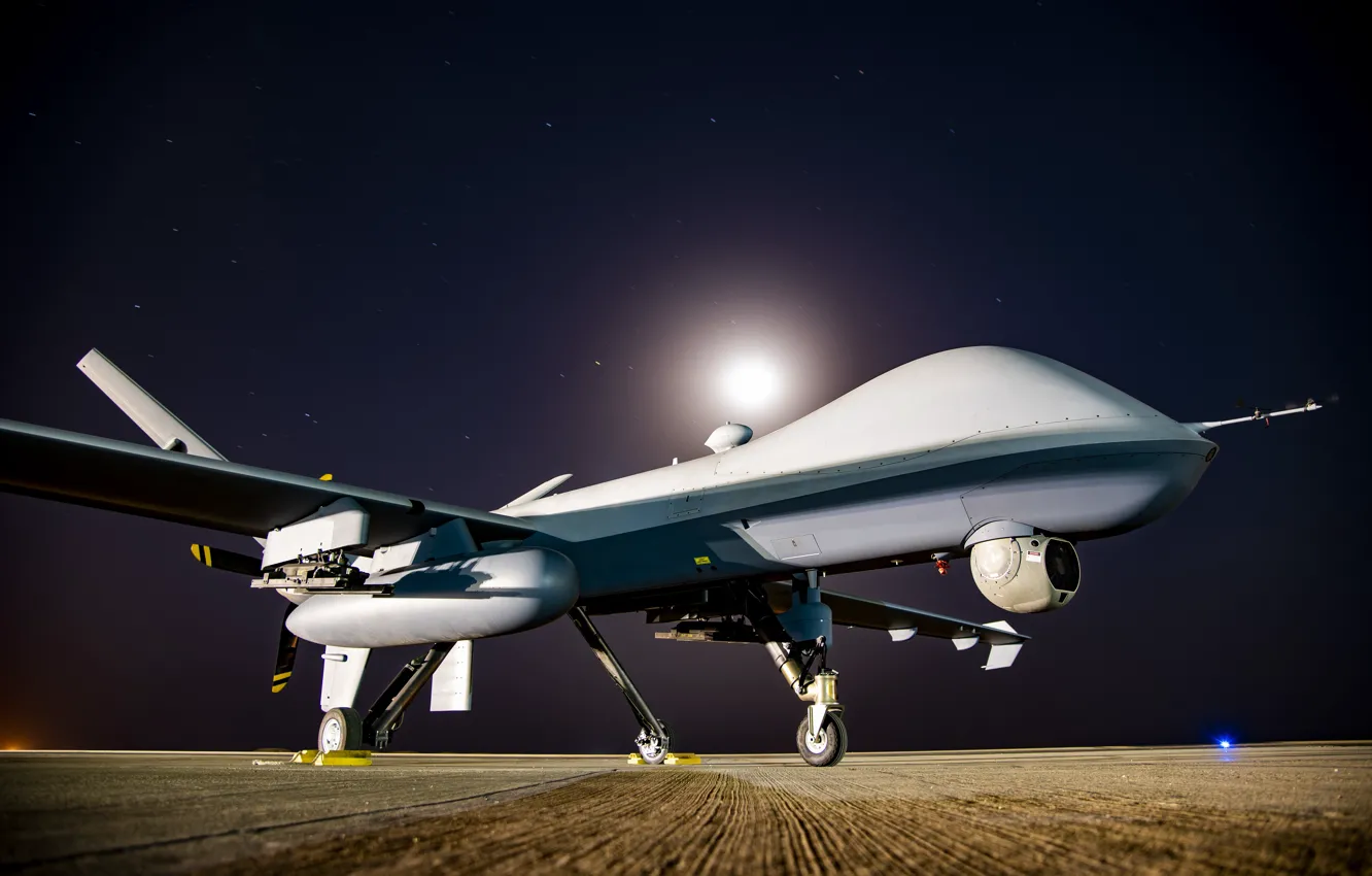 Photo wallpaper UNITED STATES AIR FORCE, MQ-9 Reaper, modular reconnaissance and strike UAV