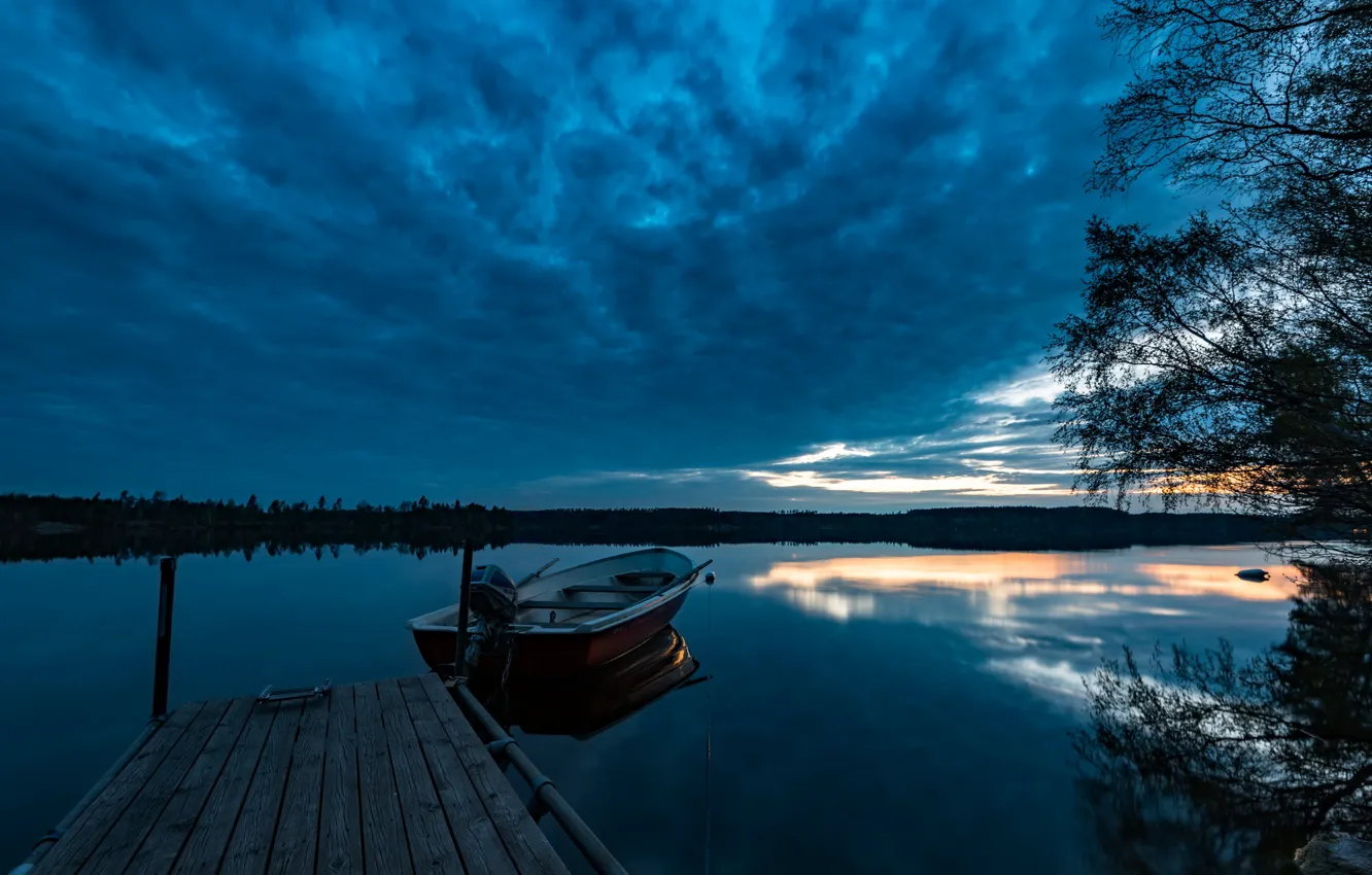 Photo wallpaper lake, Sweden, Sweden, Easter Gotland, Lake Drögen