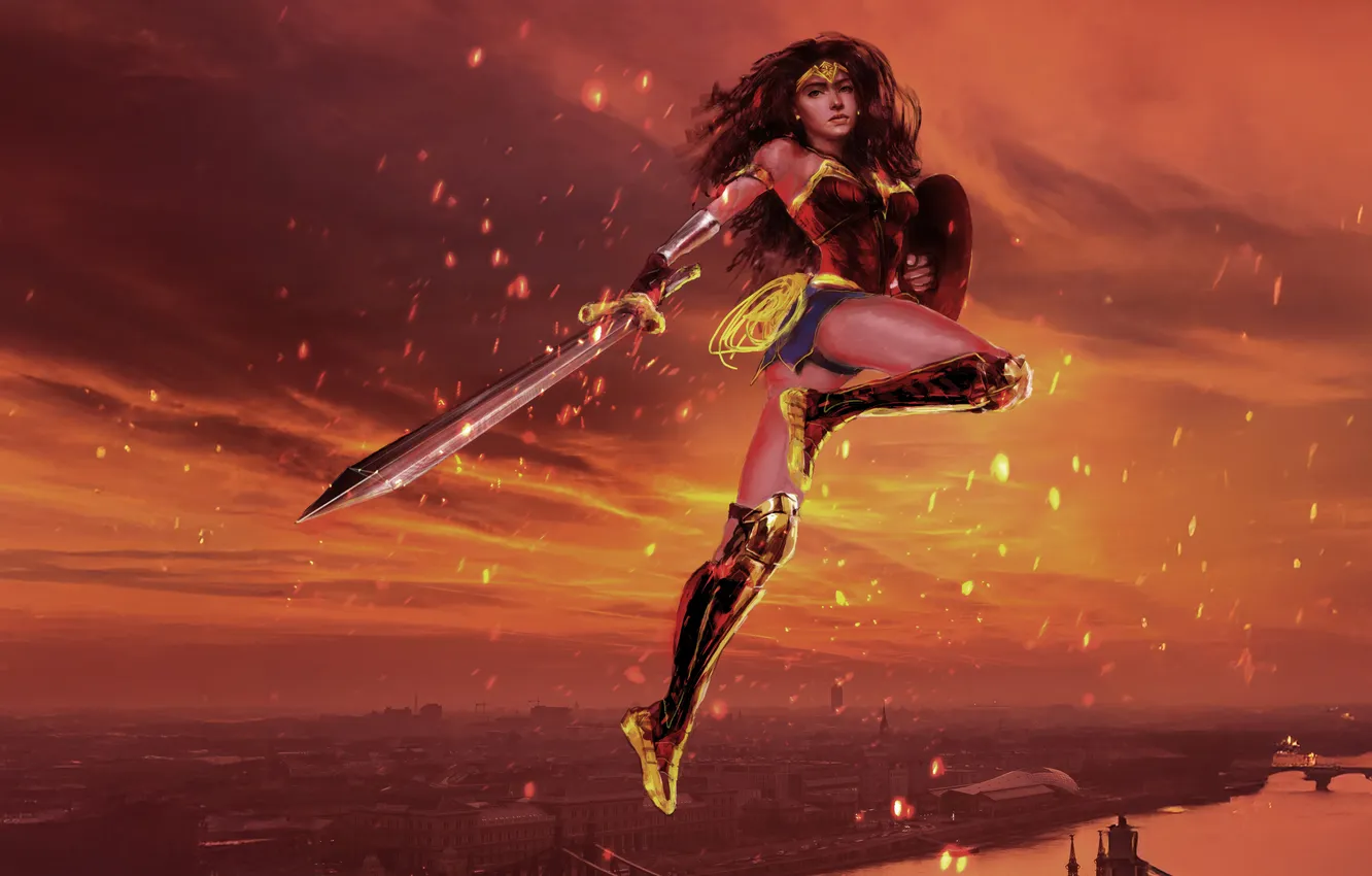 Photo wallpaper Spirit, Wonder Woman, Resistance
