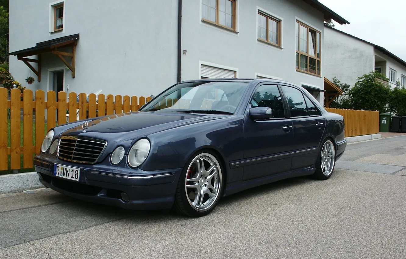 Photo wallpaper E55, Mercedes-Benz, 1999, AMG, E-Class, E-class, W210, Executivklasse