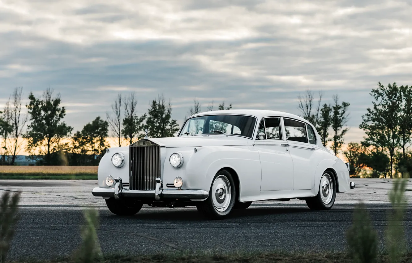 Photo wallpaper Rolls-Royce, 1961, front view, Ringbrothers, Silver Cloud, Rolls-Royce Silver Cloud II, Rolls-Royce Silver Cloud II …