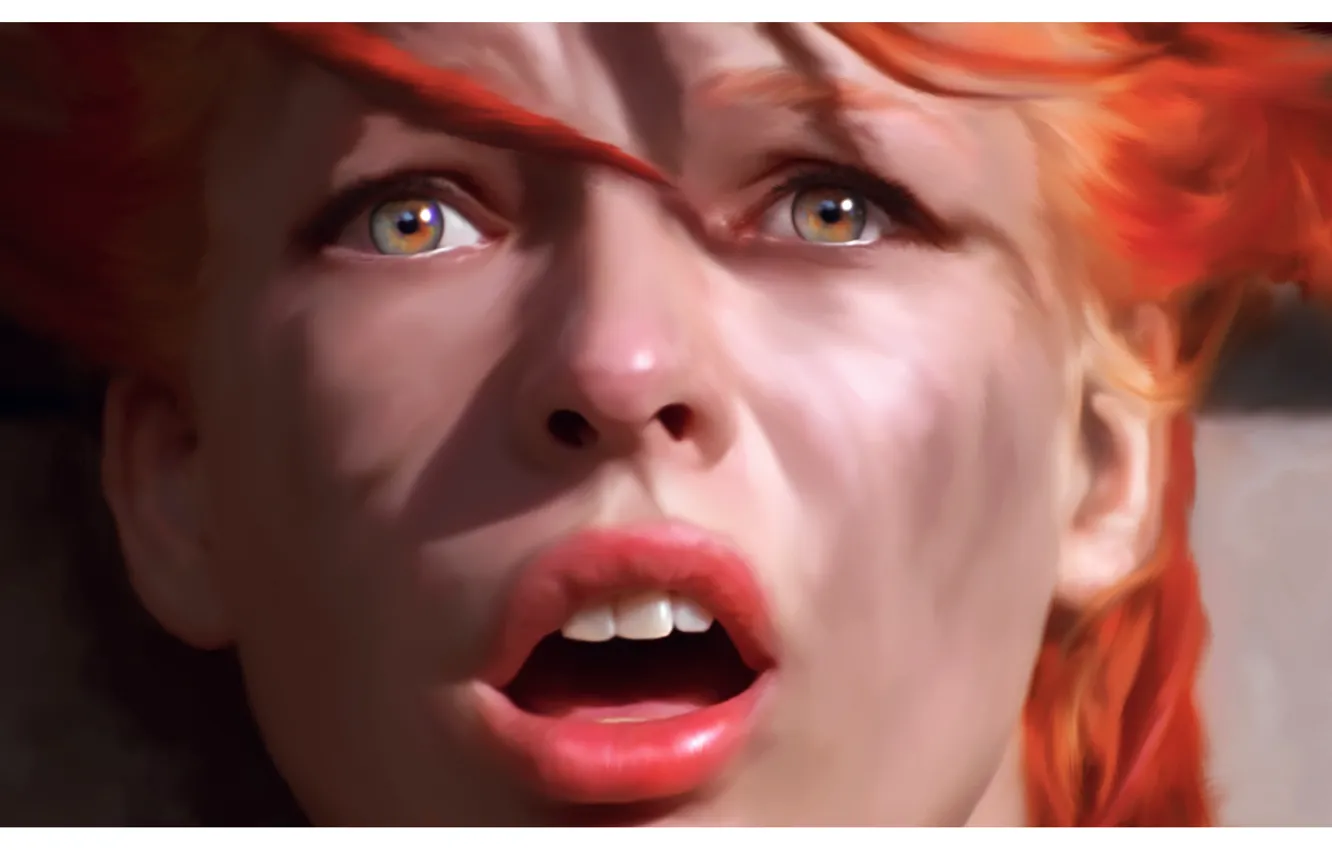 Photo wallpaper Milla Jovovich, The Fifth Element, Leeloo, The fifth element, Luc Besson