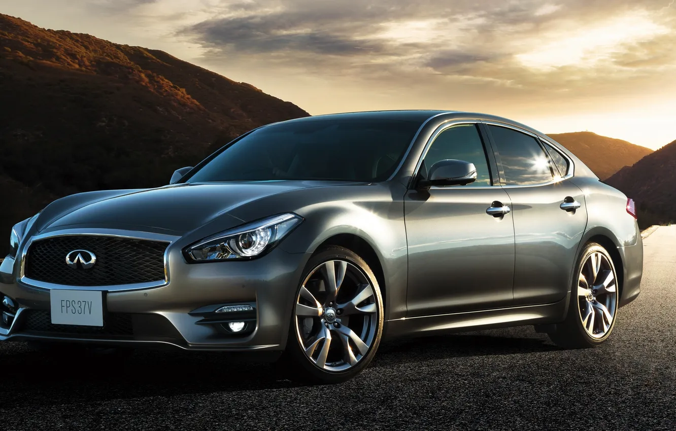 Photo wallpaper Nissan, Nissan, Hybrid, 2015, Fugue, Fuga, Y51