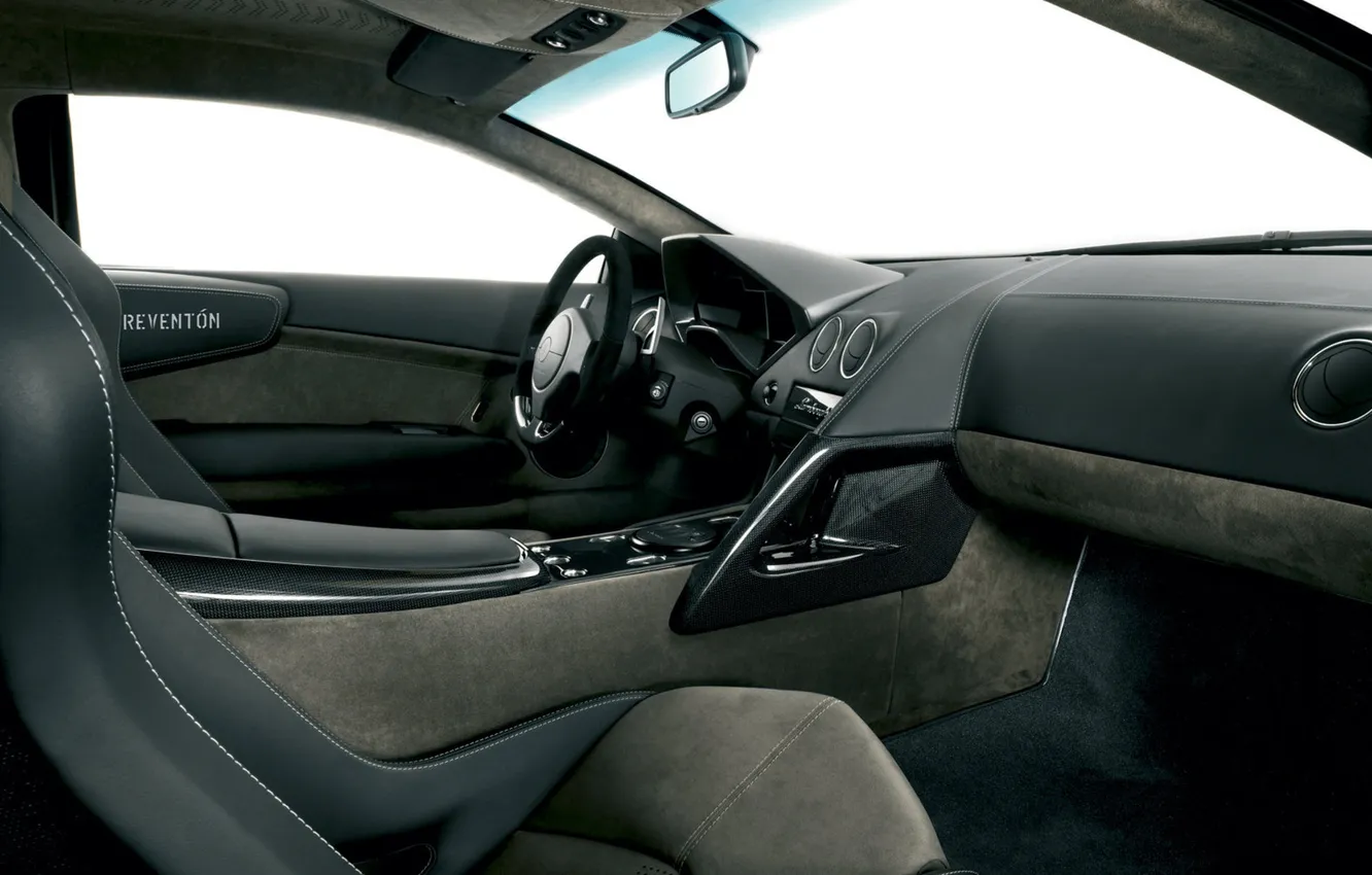 Photo wallpaper interior, Lamborghini, Reventon, salon, interiors