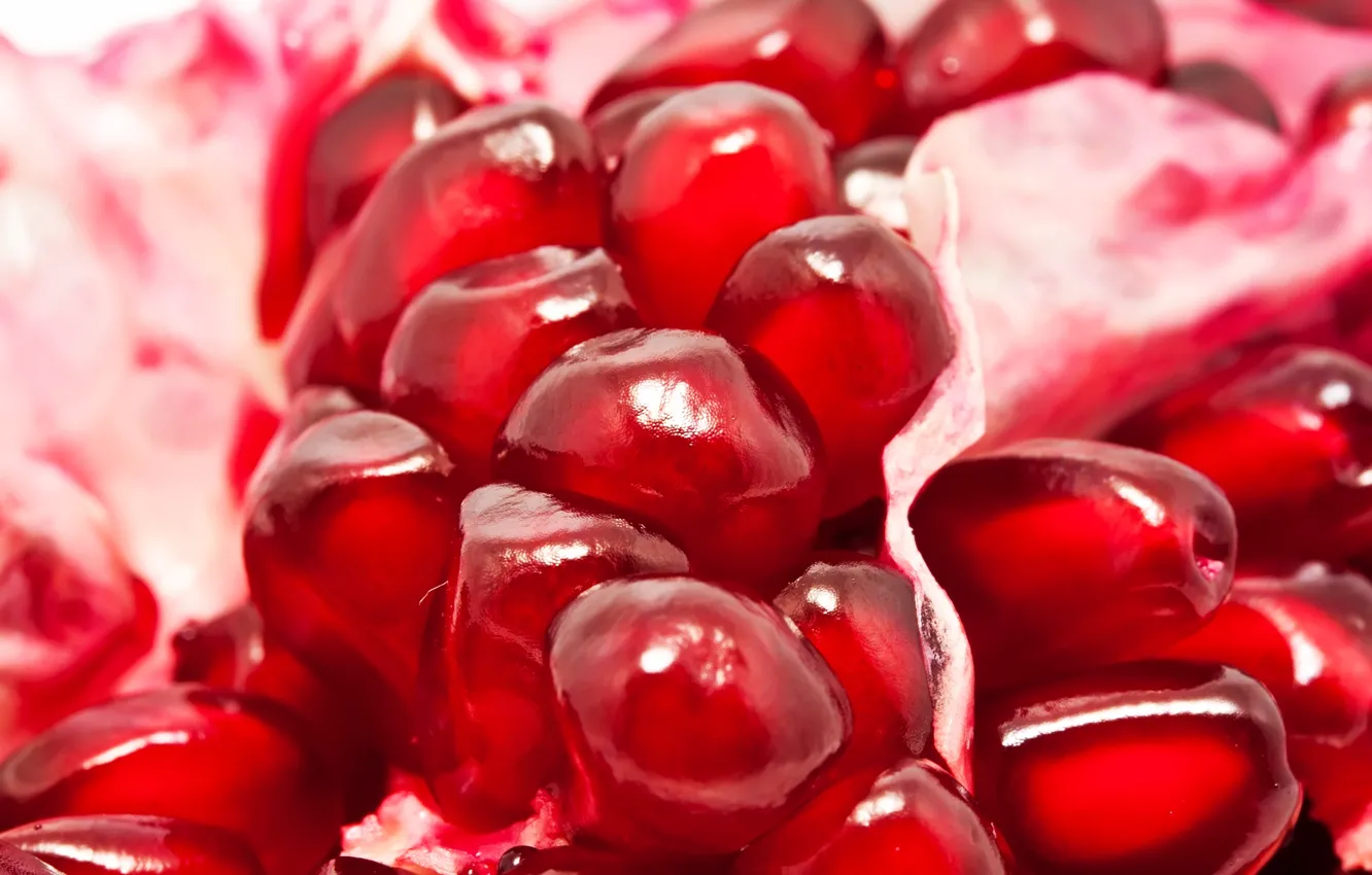 Photo wallpaper macro, grain, garnet