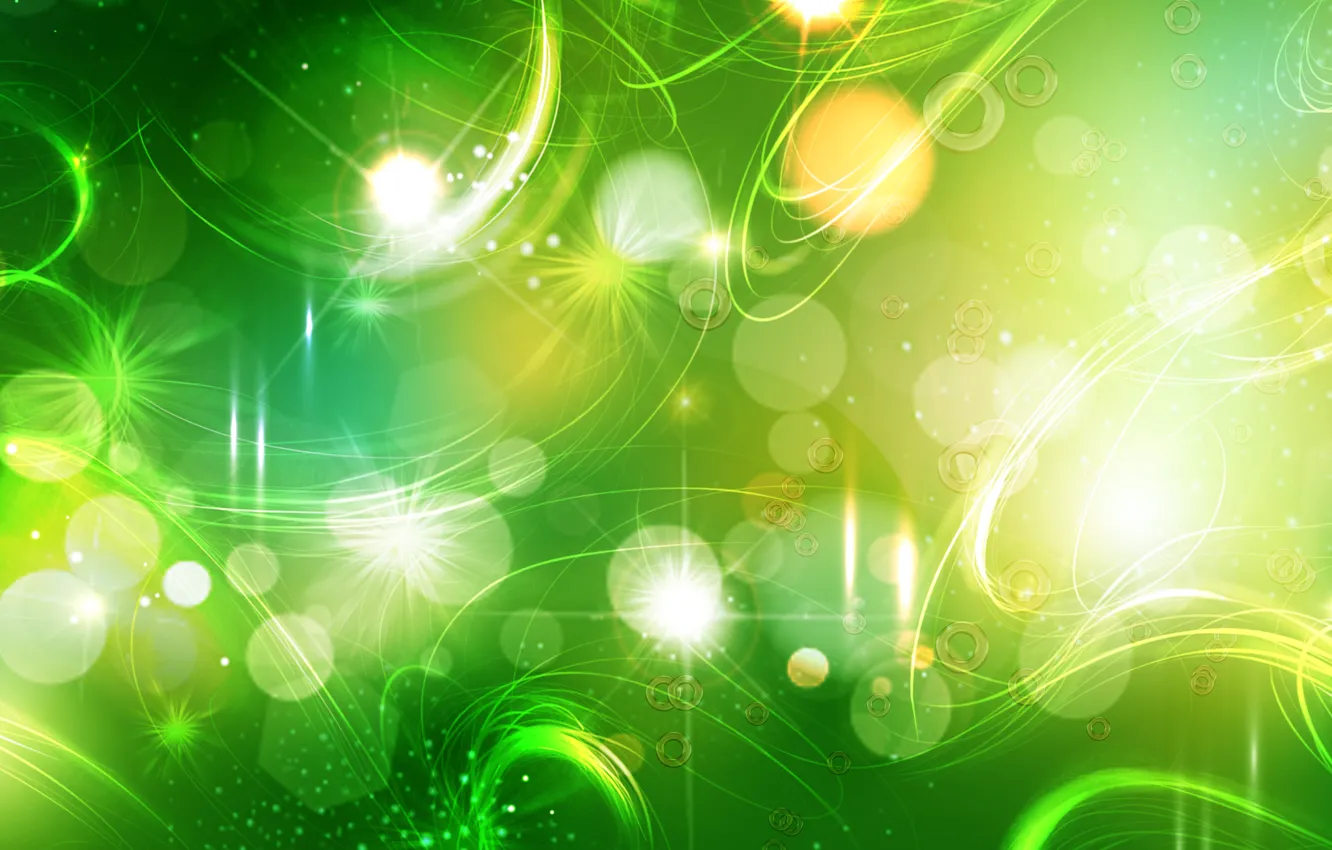 Photo wallpaper abstraction, green, green