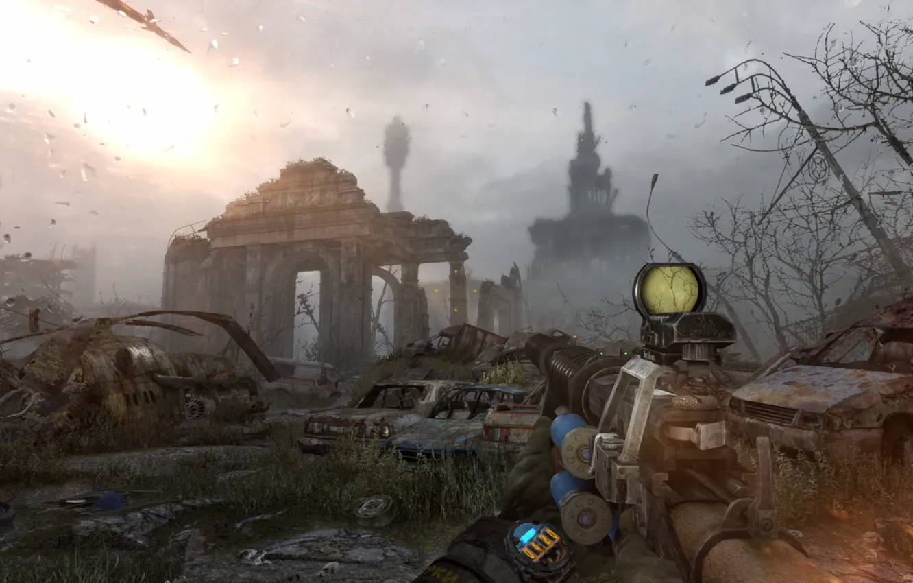 Photo wallpaper Park, metro 2033, Metro 2033, The Moscow Metro, bitter, metro last light, Metro Redux, post …