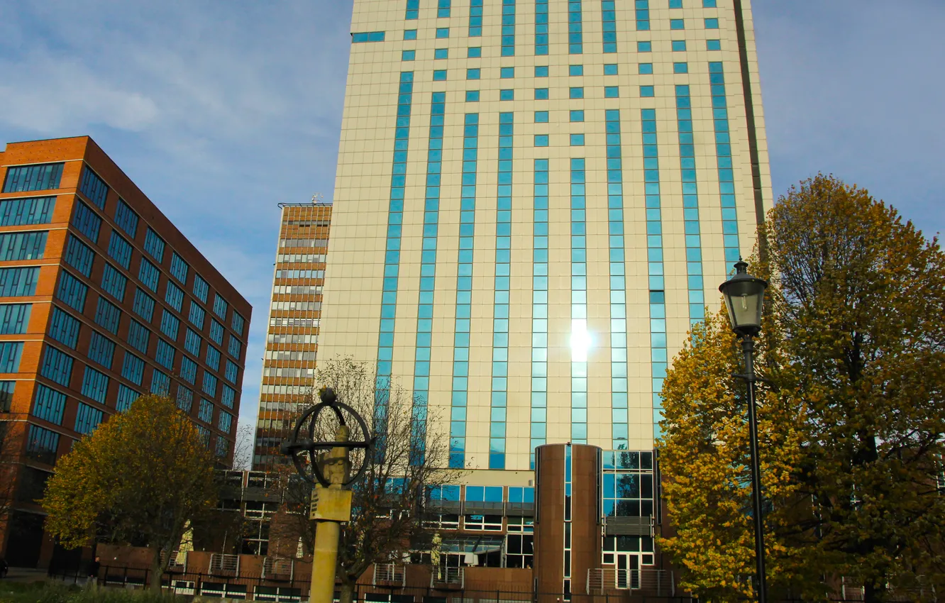 Photo wallpaper city, skyscraper, building