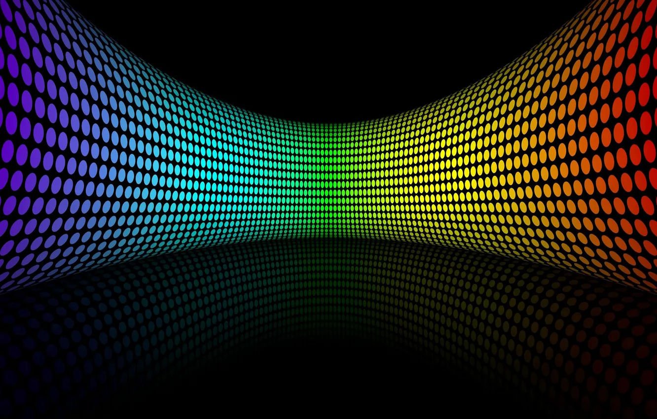 Photo wallpaper light, color, rainbow, the volume