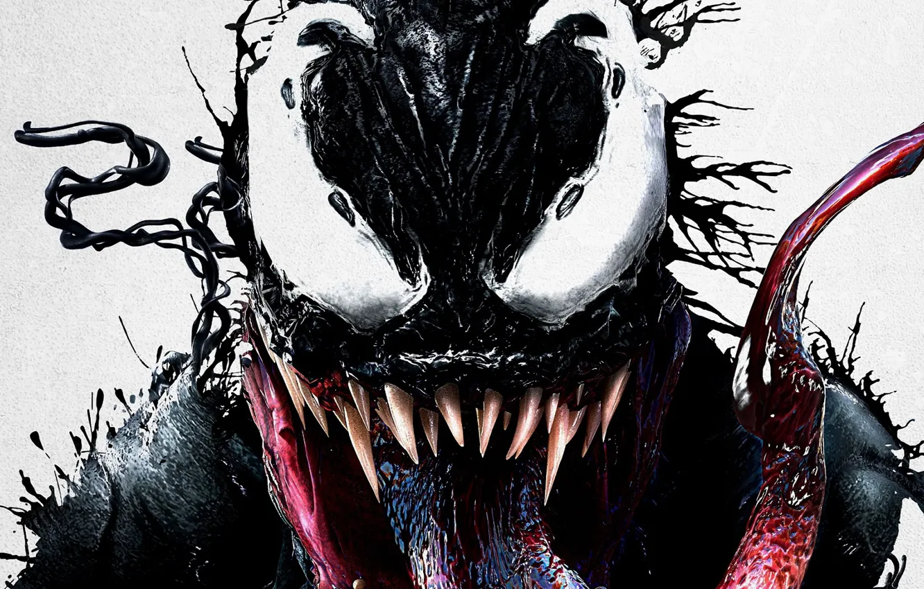Photo wallpaper language, look, Venom, Venom, Symbiote