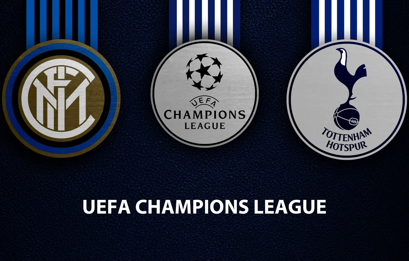 Photo wallpaper wallpaper, sport, logo, football, Inter Milan, UEFA Champions League, Tottenham Hotspur, International Milan