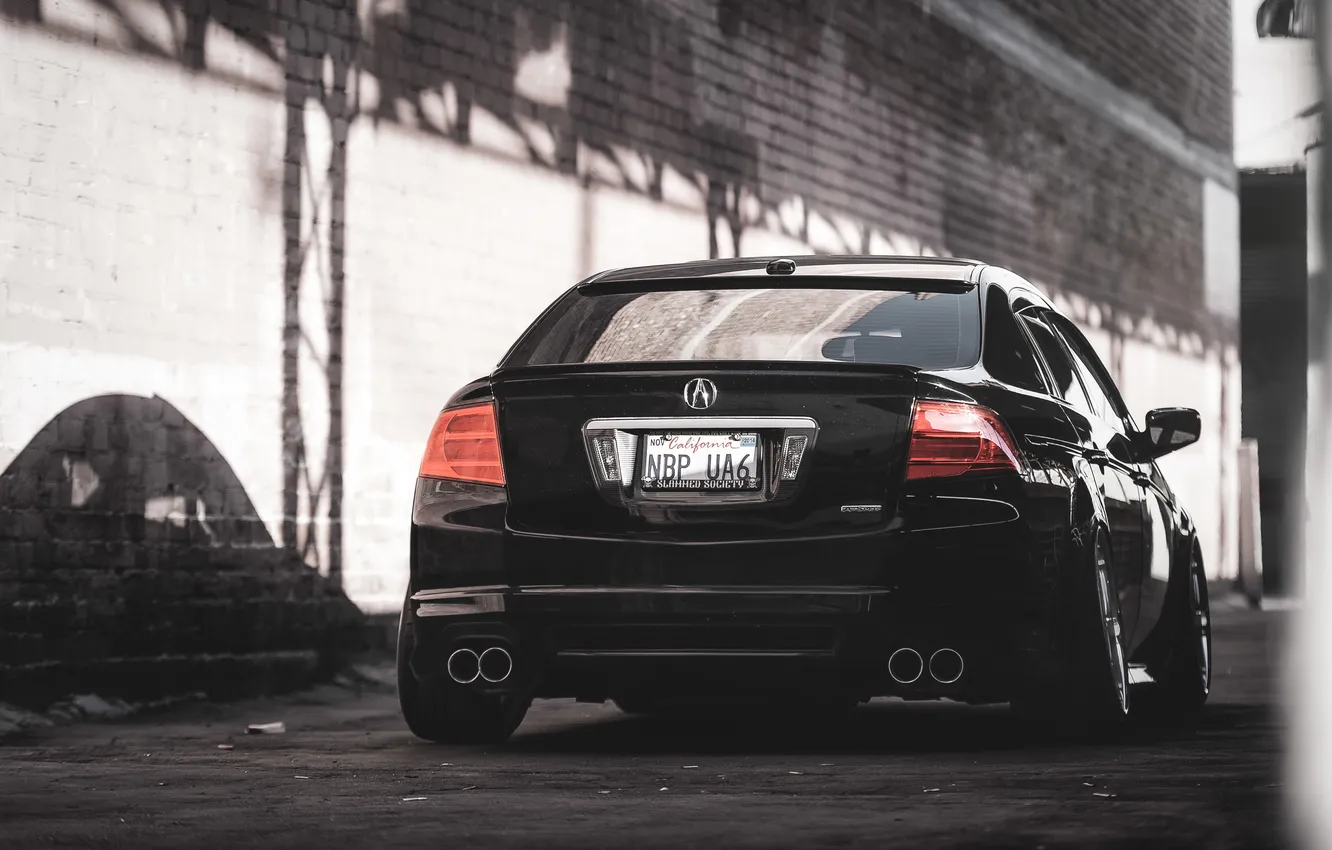 Photo wallpaper black, Honda, Accord, Honda, chord, stance, Acura, Acura