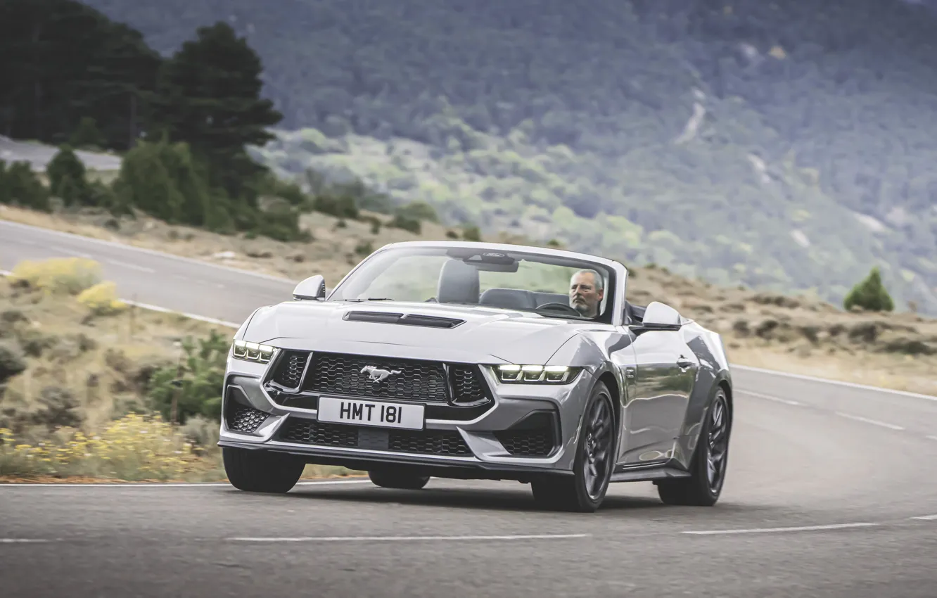 Photo wallpaper Mustang, Ford, Ford Mustang GT Convertible