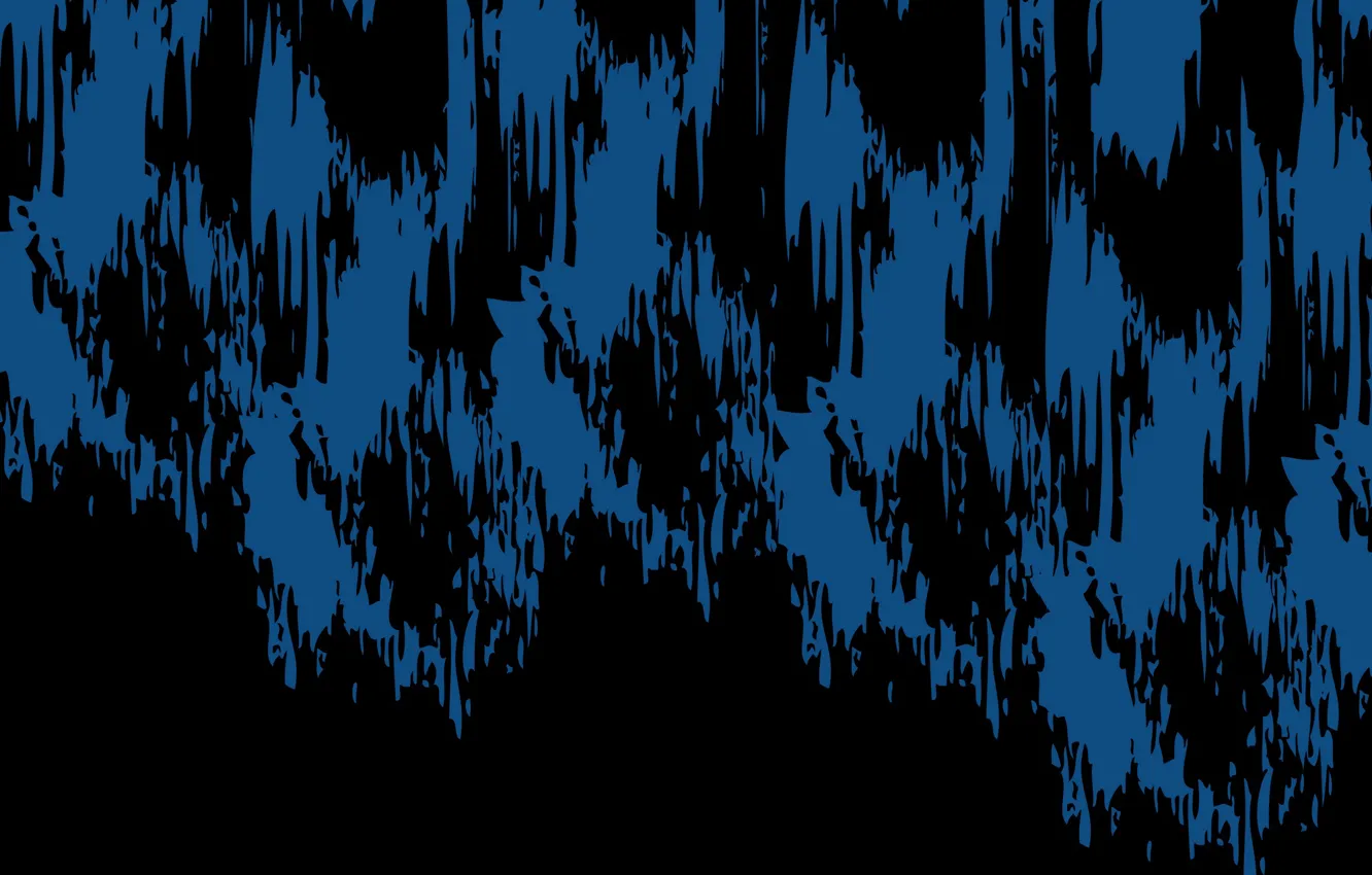 Photo wallpaper blue, abstraction, black, spot