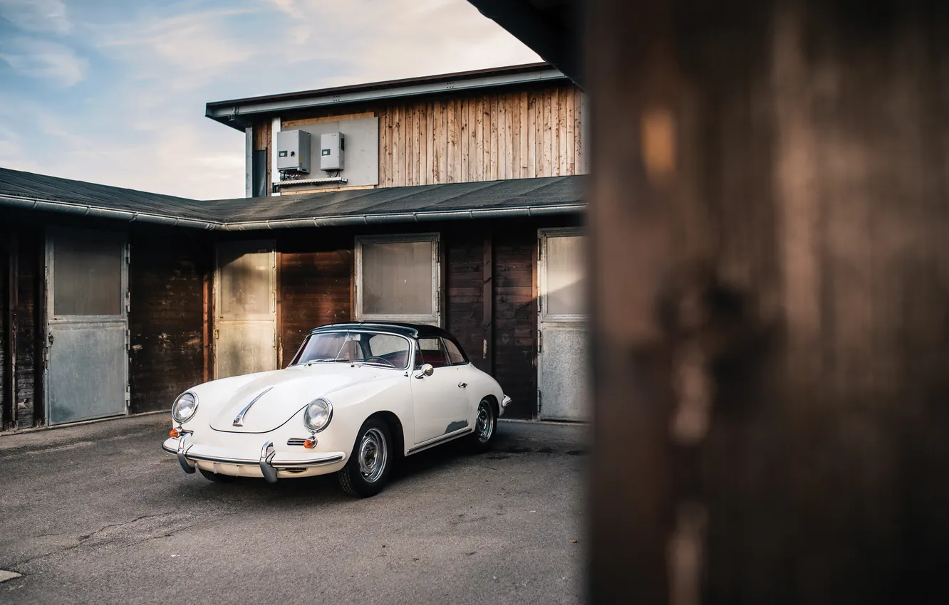 Photo wallpaper Porsche, 1963, 356, Porsche 356B 1600 Super Cabriolet