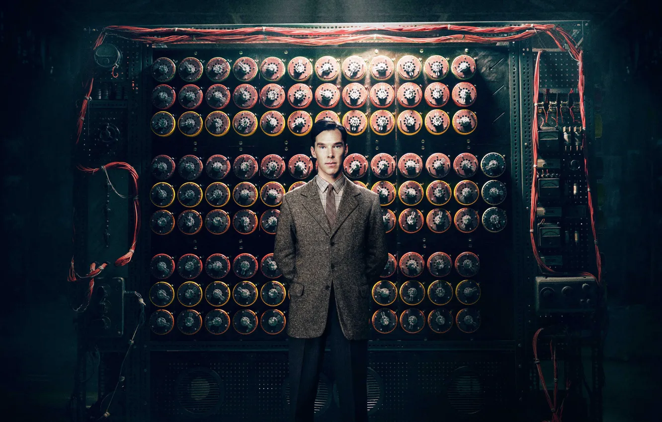 Photo wallpaper mechanism, jacket, Benedict Cumberbatch, Benedict Cumberbatch, 2014, The Imitation Game, The imitation game