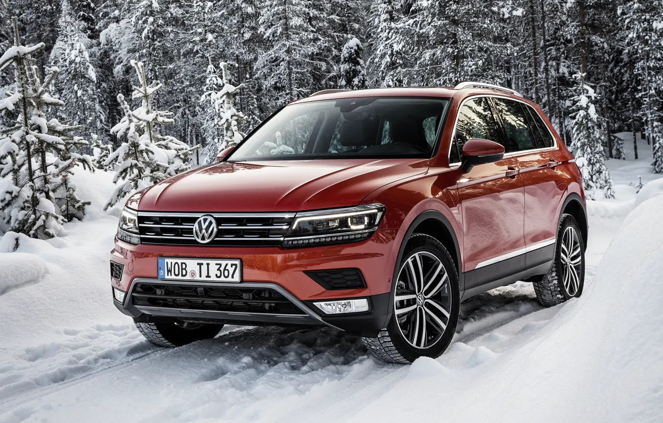 Photo wallpaper Volkswagen, Volkswagen, Tiguan, Tiguan