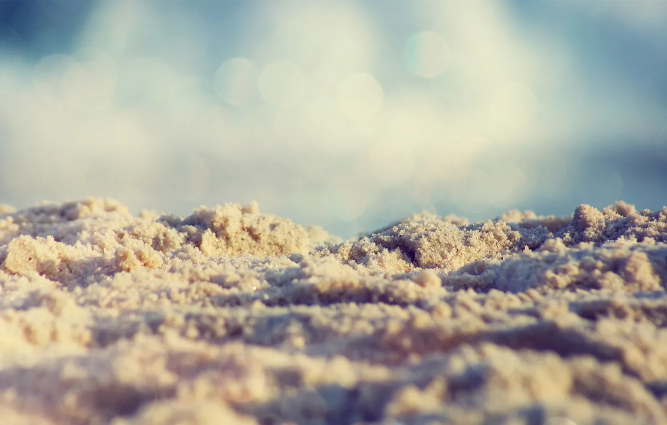 Photo wallpaper sand, beach, summer, macro