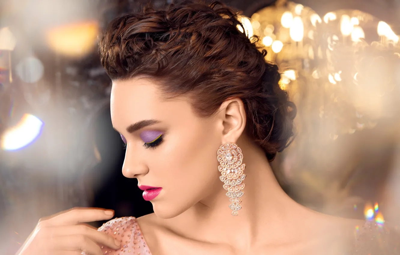 Photo wallpaper girl, beautiful, model, pretty, beauty, face, pose, cute