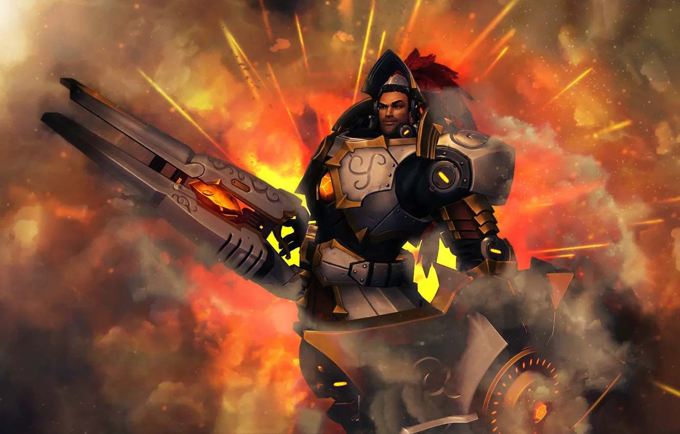 Photo wallpaper man, warrior, armor, Fernando, Paladins