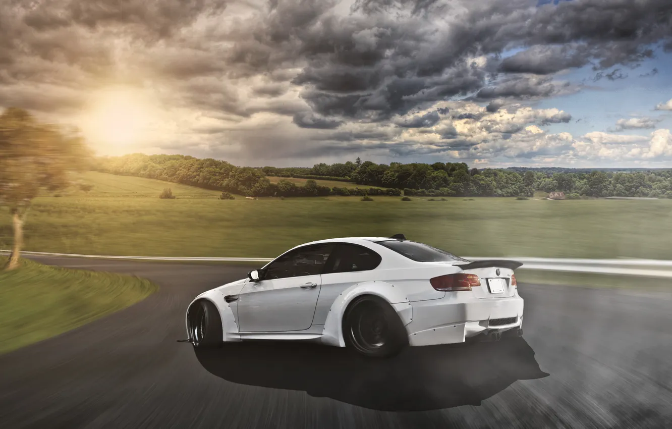 Photo wallpaper BMW, drift