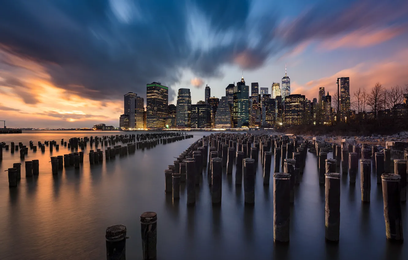 Photo wallpaper the city, excerpt, USA, New York