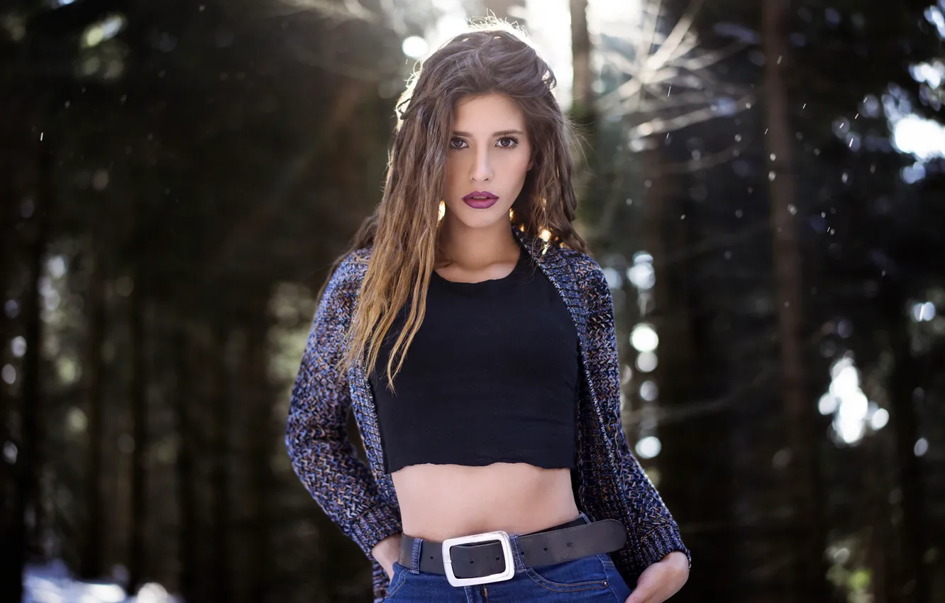 Photo wallpaper portrait, makeup, Martin Kühn, Clara