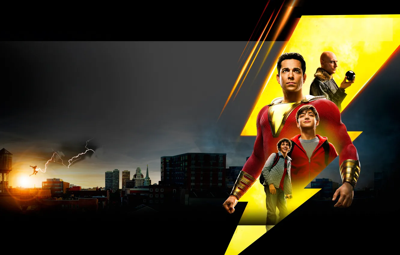 Photo wallpaper background, fiction, night city, poster, comic, DC Comics, Mark Strong, Mark Strong