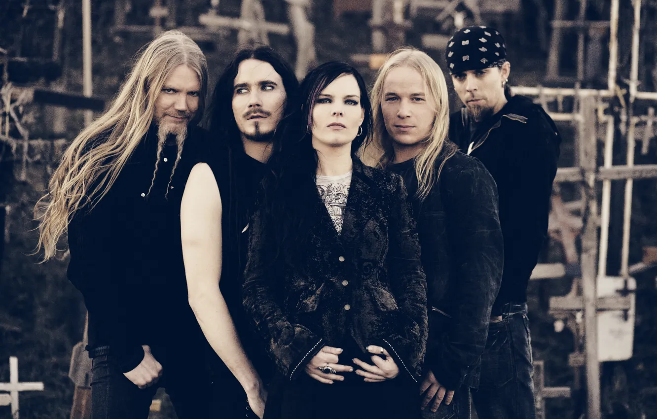 Photo wallpaper metal, Dark Passion Play, promo, Nightwish, sympho