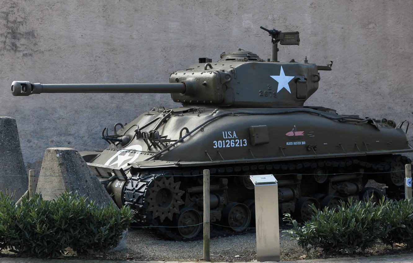 Photo wallpaper war, American, medium tank, Sherman, period, main, The second world