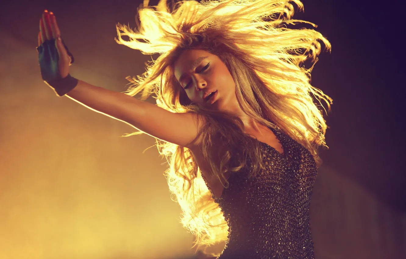 Photo wallpaper hair, dress, Maya Diab