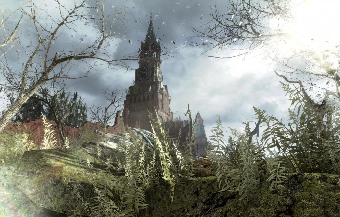 Photo wallpaper Apocalypse, Metro, Moscow, metro last light