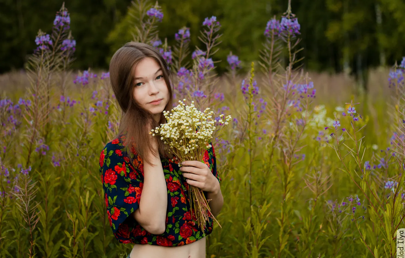 Photo wallpaper girl, brunette, photographer, girl, photography, photographer, Ilya Klad, Ilya Baggage
