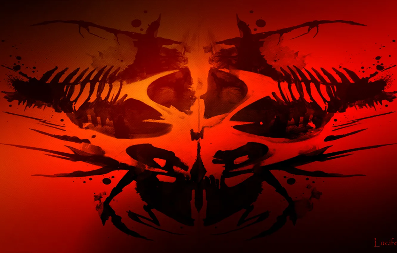 Photo wallpaper logo, Hitman, Symbol, Rorschach Test, Organikum, Arhxaos