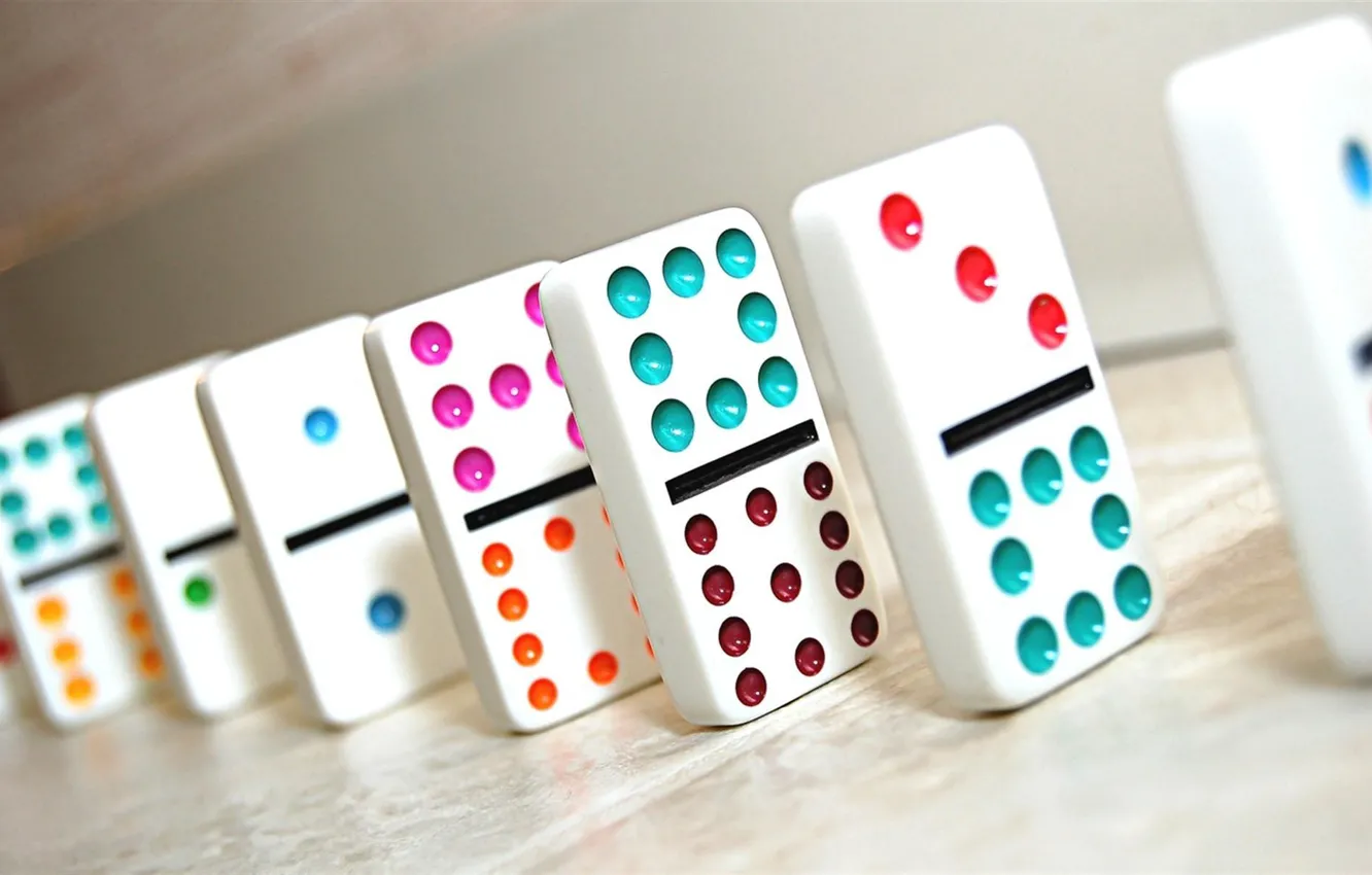 Photo wallpaper the game, Domino, Mexican