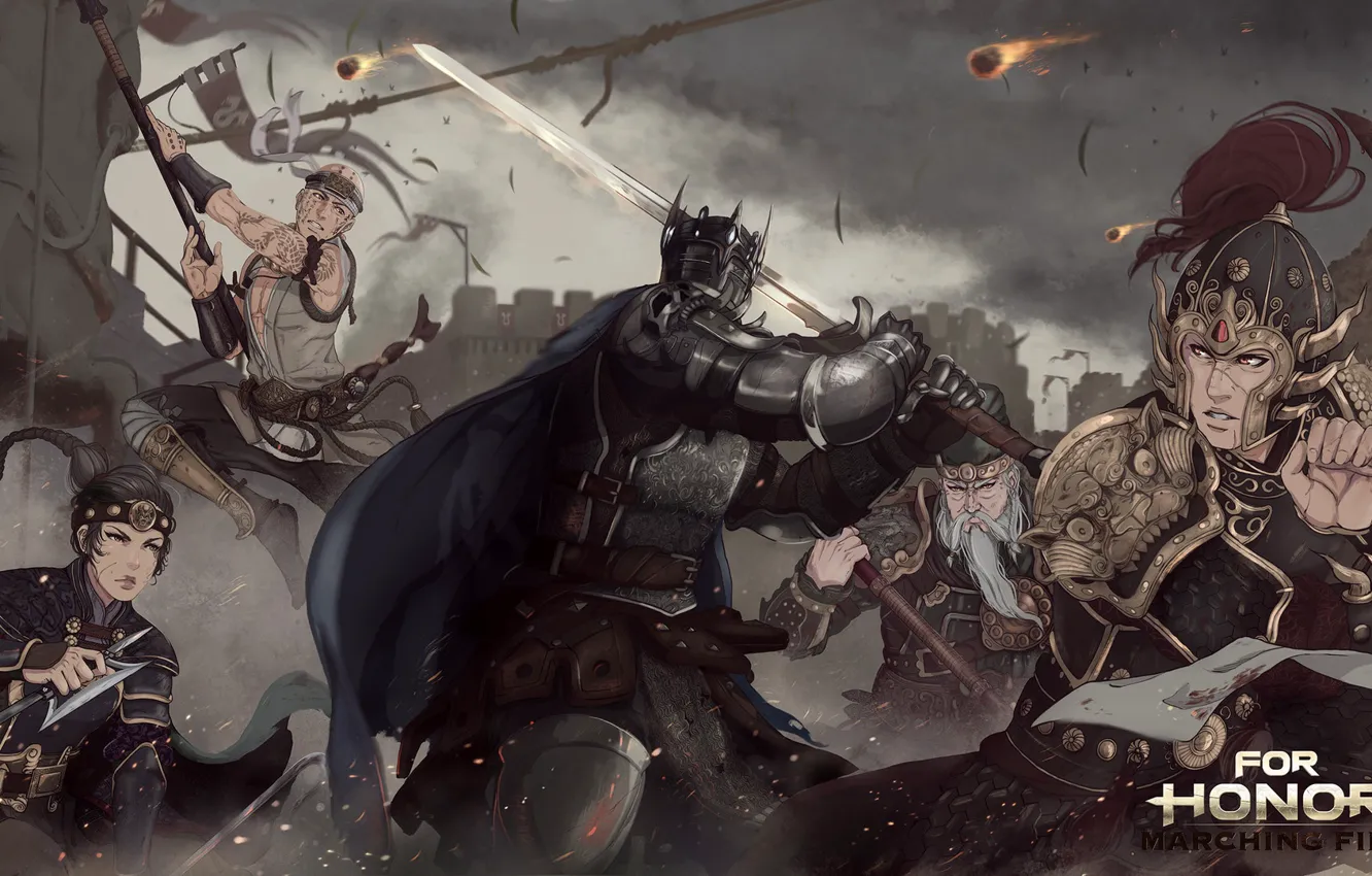 Photo wallpaper Asia, armor, warrior, China, monk, knight, armor, asian