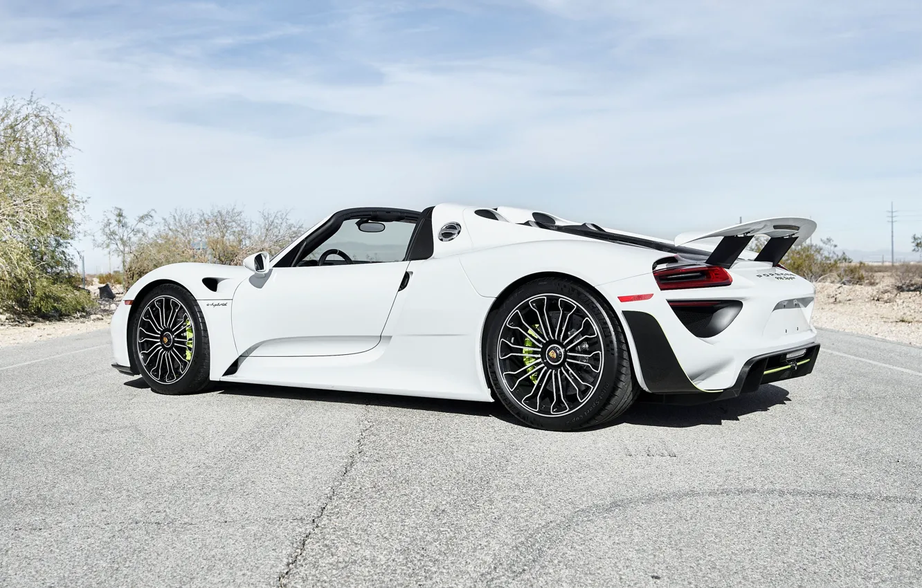 Photo wallpaper Porsche, 918, Supercar, Porsche 918 Spyder