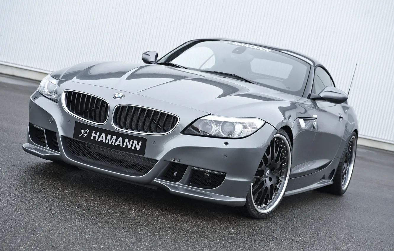 Photo wallpaper grey, BMW, Roadster, Hamann, 2010, double, E89, BMW Z4