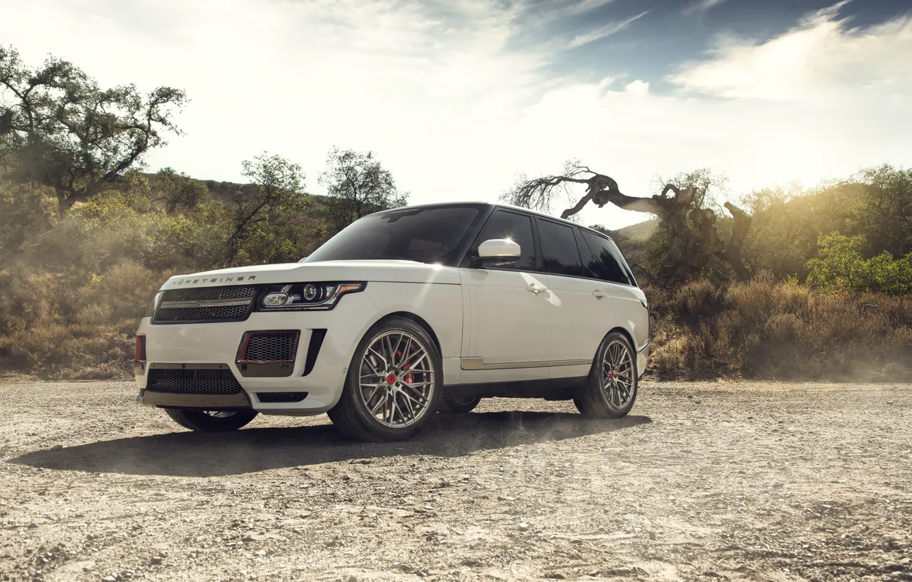 Photo wallpaper Land Rover, Range Rover, Vorsteiner