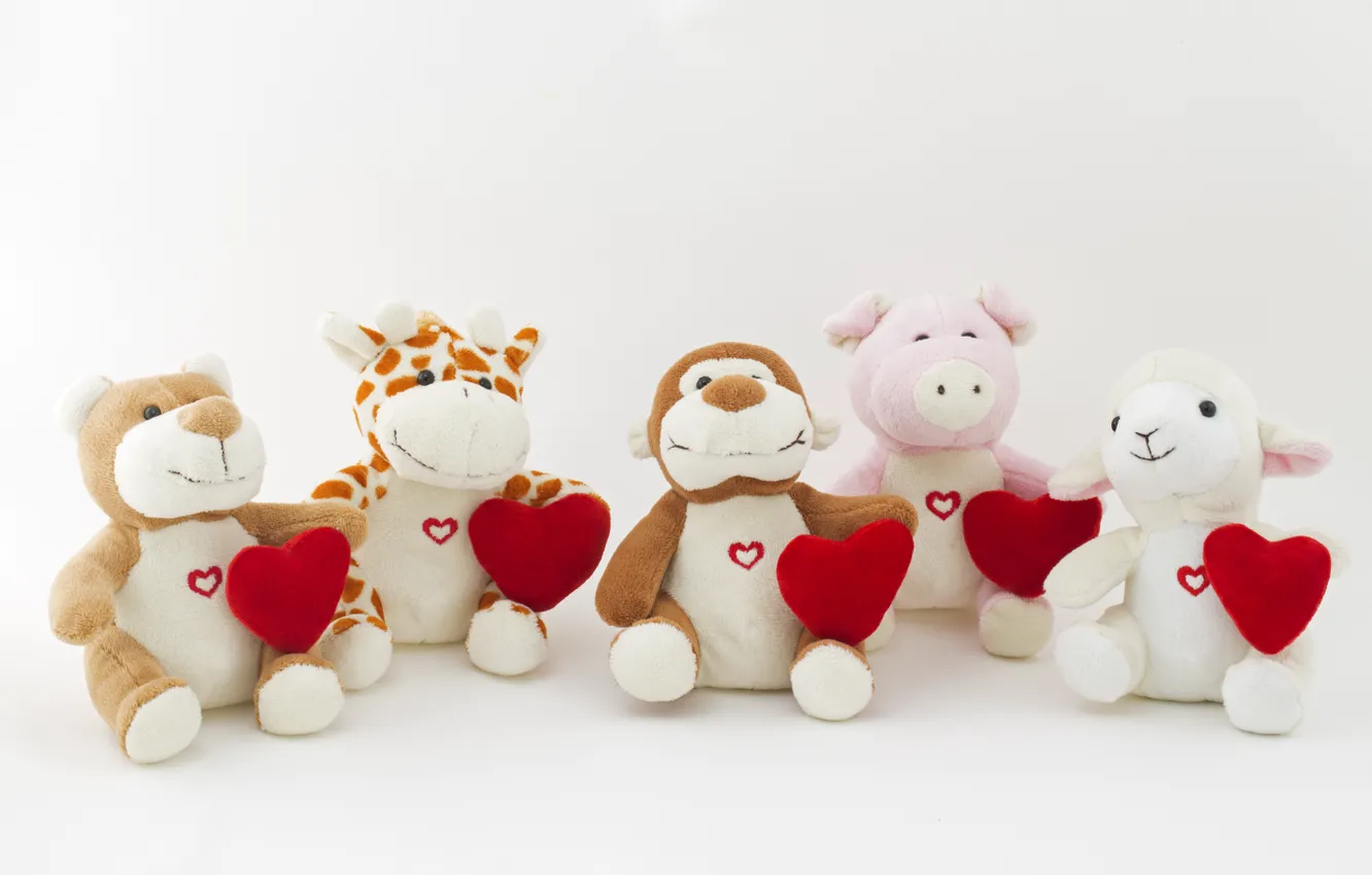 Photo wallpaper love, heart, love, toy, bear, heart, romantic, sweet