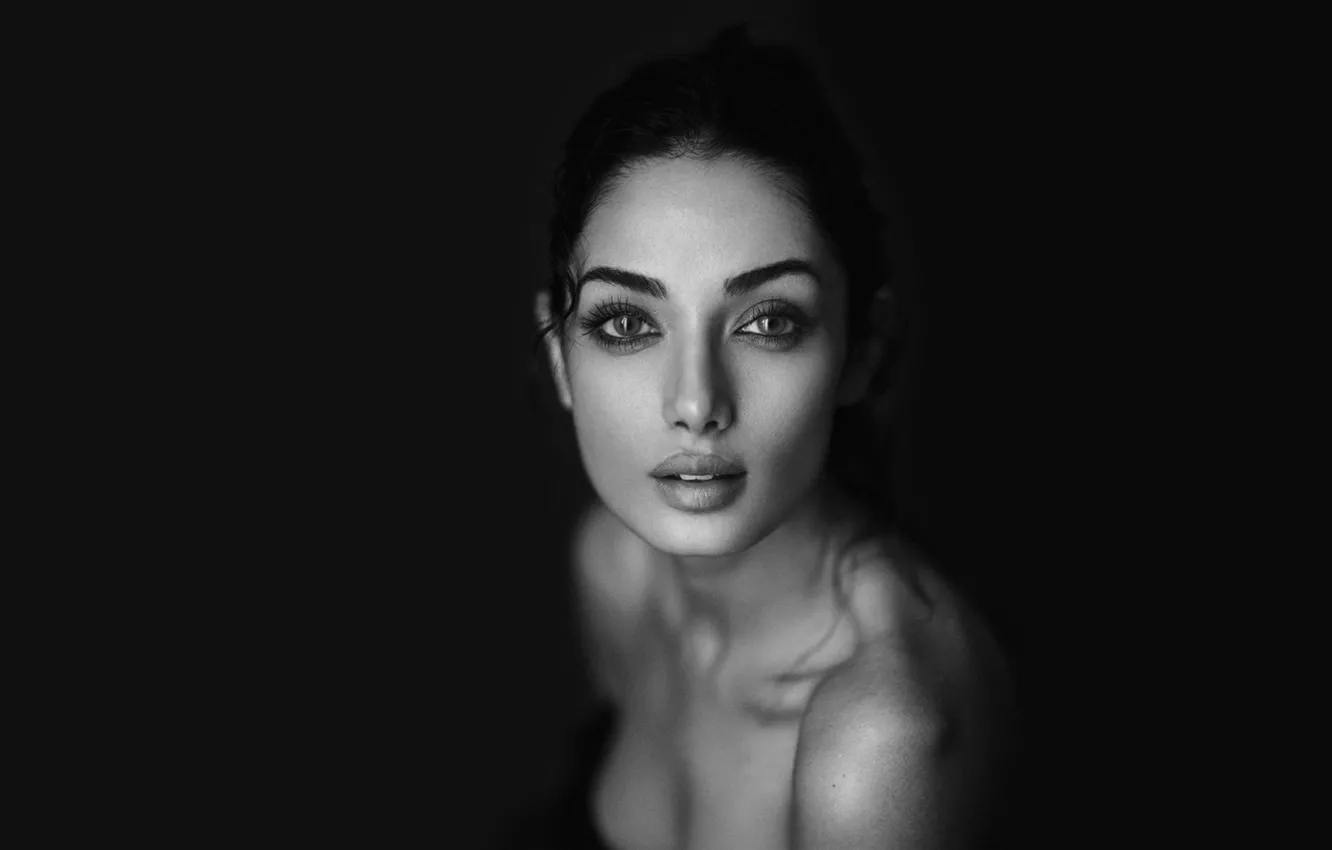 Photo wallpaper girl, hot, sexy, eyes, smile, beautiful, figure, model